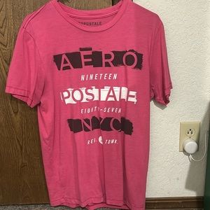 Aeropostale pink graphic tee